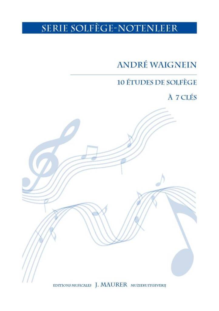 10 Etudes de solfège (5 clés) for Music Theory